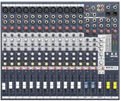 Soundcraft EFX12 Mezclador 12 Canales con Efectos