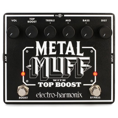 Pedal De Guitarra Distorsion Metal Muff With Top Boost Electro-Harmonix