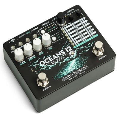 Electro-Harmonix Oceans 12 Pedal de Guitarra Reverb