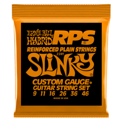 Cuerdas para Guitarra Eléctrica – Ernie Ball Hybrid Slinky RPS 9-46