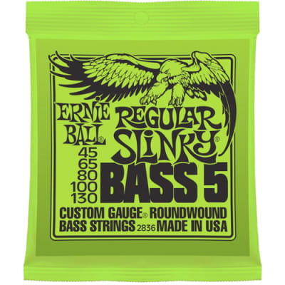 Cuerdas de Bajo Ernie Ball 2836 Nickel Wound Bass Regular Slinky 45-130