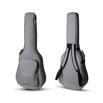 Funda Premium Guitarra Folk Gris