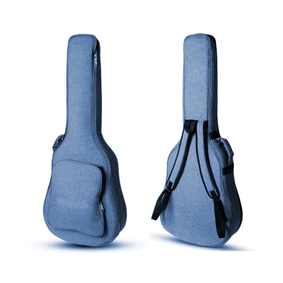 Funda Premium Guitarra Folk azul