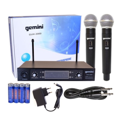 Gemini Guh-2000 microfono de mano doble
