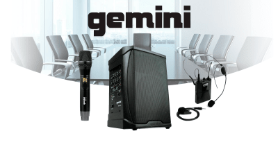 Gemini SoundPro 650 – Sistema Portátil Bluetooth con Micrófonos UHF