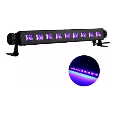 CARVERPRO Barra Led Luz Uv Negra 43cm 9x3w Ultravioleta Fluor