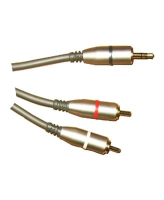 CABLE DE SILICONA 2 RCA A Plug 3.5 ST