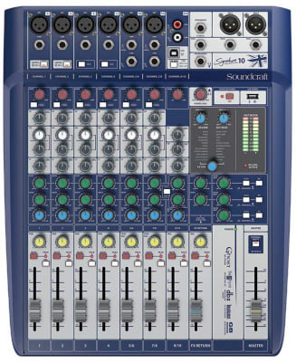 Mezclador 10 Canales con efectos Soundcraft Signature 10