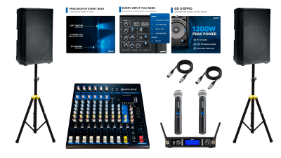 Sistema de Sonido Pro Gemini LiveSet 215