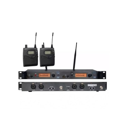 Sistema In Ear de Monitoreo 2 canales incluye 2 bodypack