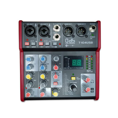 0DB T104USB Consola Interfaz 2 Canales