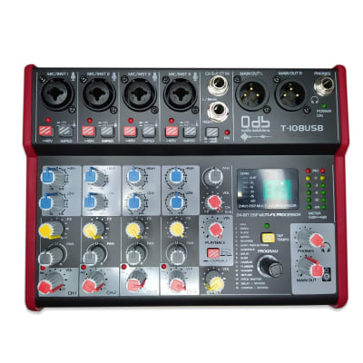 0DB T108USB Consola Interfaz 4 Canales