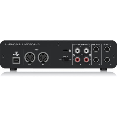 BEHRINGER UMC204HD Interfaz de Audio USB