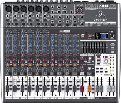 Behringer X1832USB Mezclador 18 Canales con Efectos USB