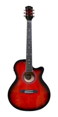 Guitarra Electroacústica Red Zaragoza ZA-521CEQ/RD