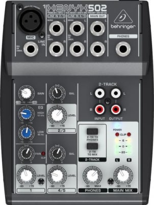 Behringer Xenyx 502 Mezclador 3 Canales