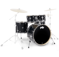 Bateria Acustica PDP Shellpack Mainstage Series 5 Pcs Maple Black Sparkle