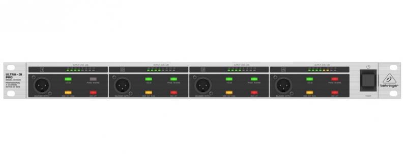 【動作品】BEHRINGER DI4000 4ch DIボックス 業務用 ラック Behringer Ultra-DI Pro DI4000 Caja Directa Activa 4 Canales