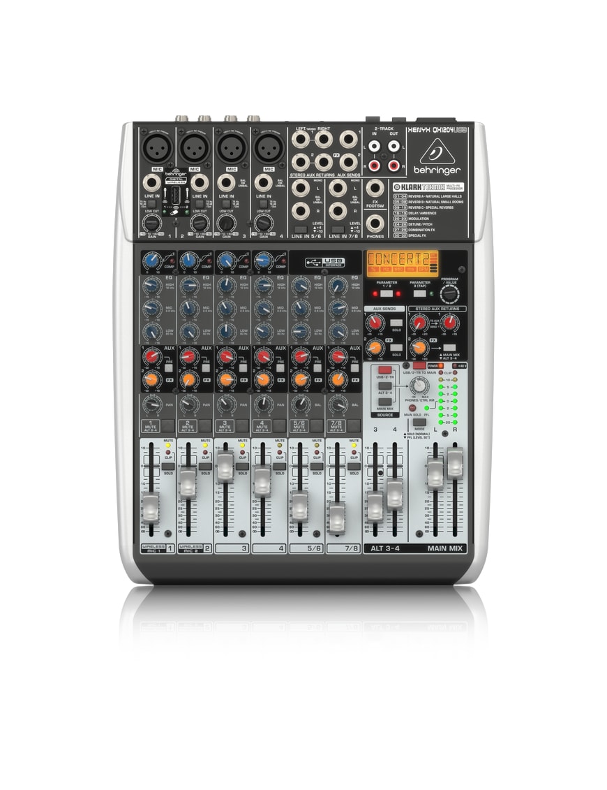 Mezclador 8 Canales QX1204USB Behringer | centralmusic