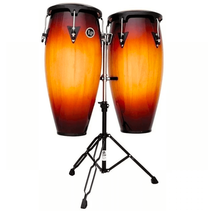 LP LP647NY-VSB City 11-12 Vintage Sunburst Congas C/Atril