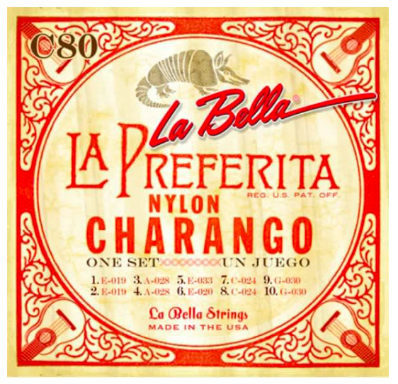 La Bella C80 Set de Cuerdas para Charango