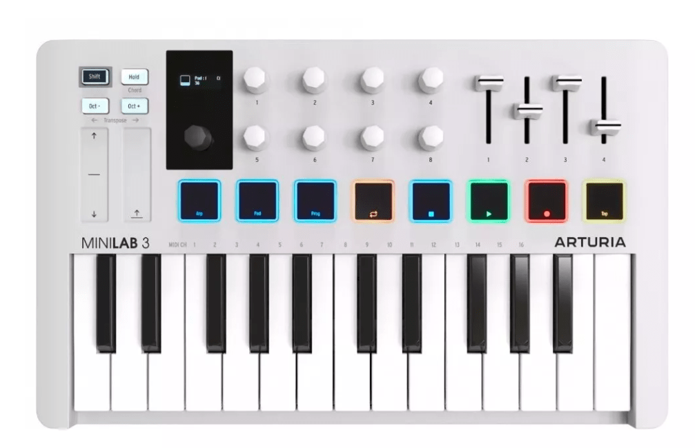 Arturia Minilab 3 WH Controlador MIDI | centralmusic