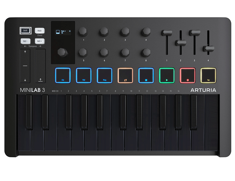 Arturia Minilab 3 Deep Black Controlador MIDI | centralmusic