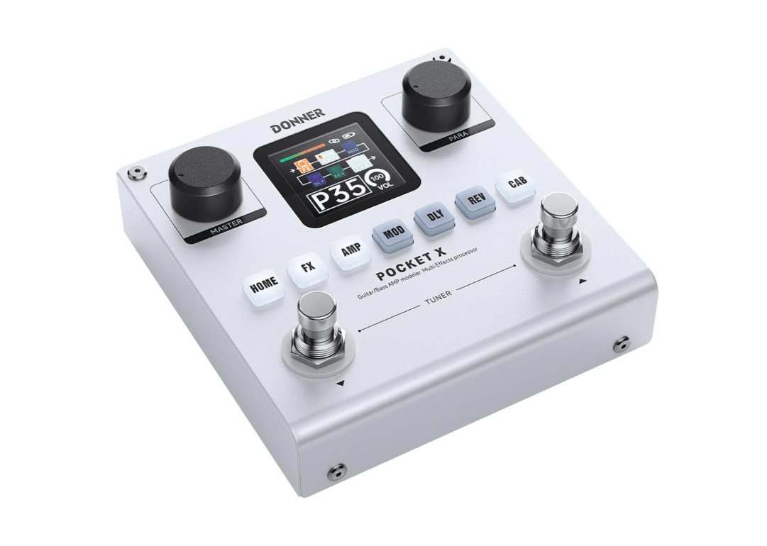 Pedal Multiefecto de Guitarra /Bajo Pocket X DONNER | centralmusic