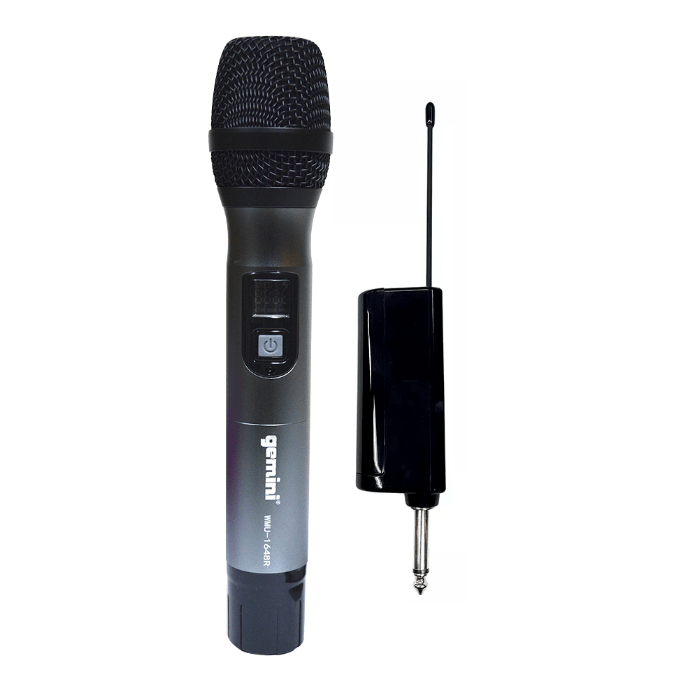 Micrófono Dinámico Hanset Inalámbrico Uhf Wmu-1600 Gemini