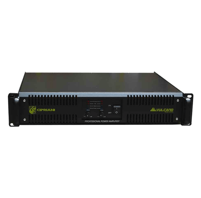 Amplificador Profesional 2300W RMS | Cipriani Vulcano 8000HQ