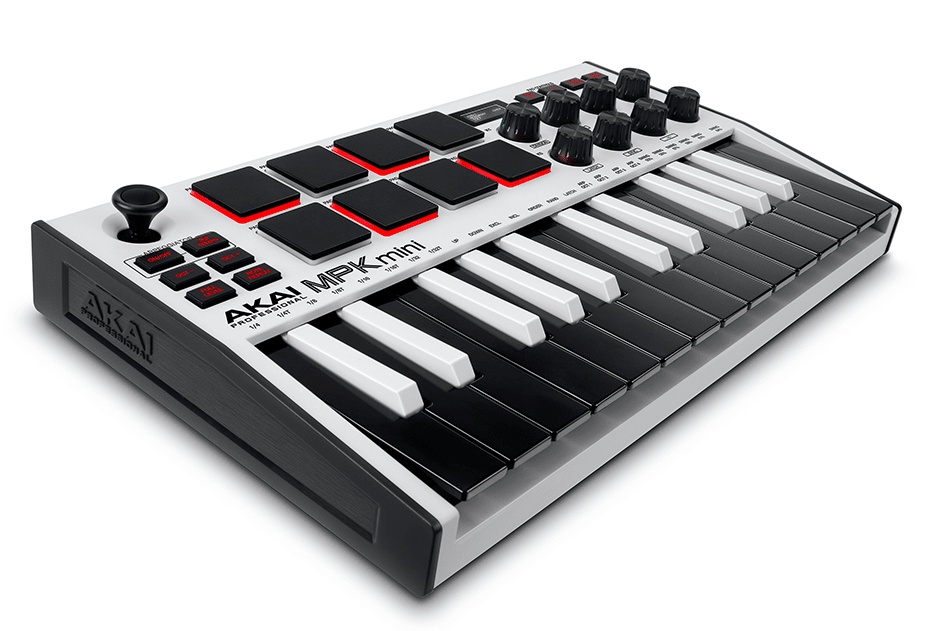 Controlador MIDI Akai MPK Mini MKIII White | centralmusic