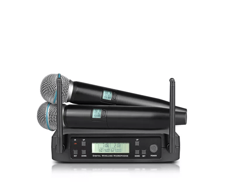 0db GDLX24 Micrófono de mano inalámbrico multifrecuencia UHF