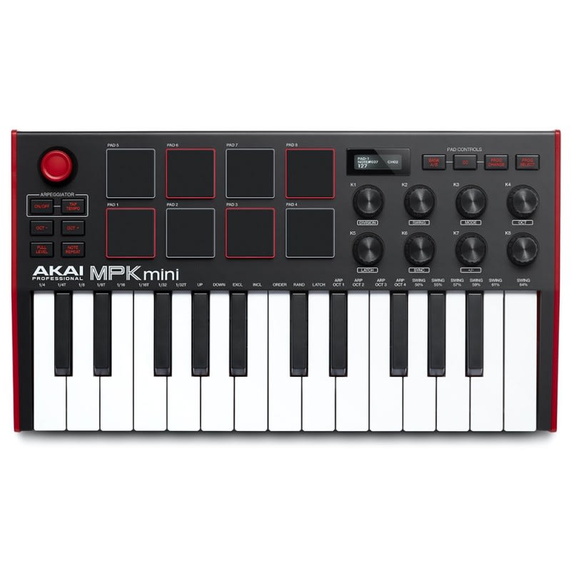 DTM・DAW AKAI mini MIDI & SynthesizerV Studio Pro Controlador Midi Mpk Mini Mkiii Akai | centralmusic
