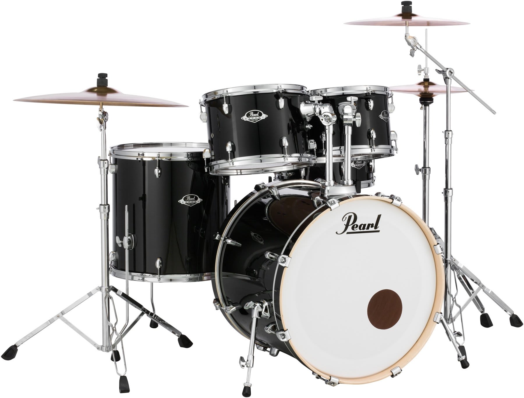 【希少】BLACK PEARL PROTO+ 14-15 SL 155 PEARL EXPORT EXX725 JET BLACK BATERÍA ACÚSTICA | centralmusic