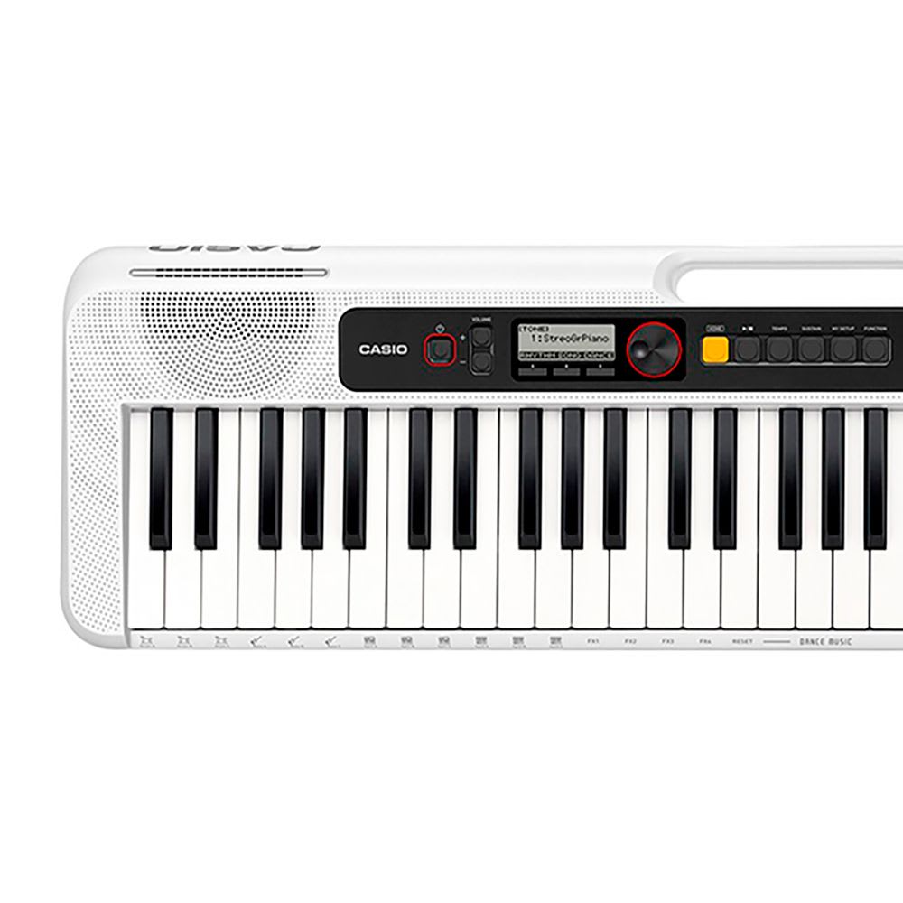 Casio CT-S200WEC2 Teclado 61 Teclas Blanco + Transformador