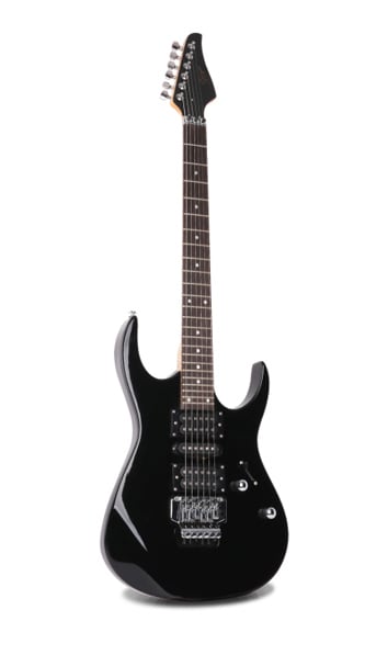 Kaysen S6B Guitarra Eléctrica Superstrat BLACK | centralmusic
