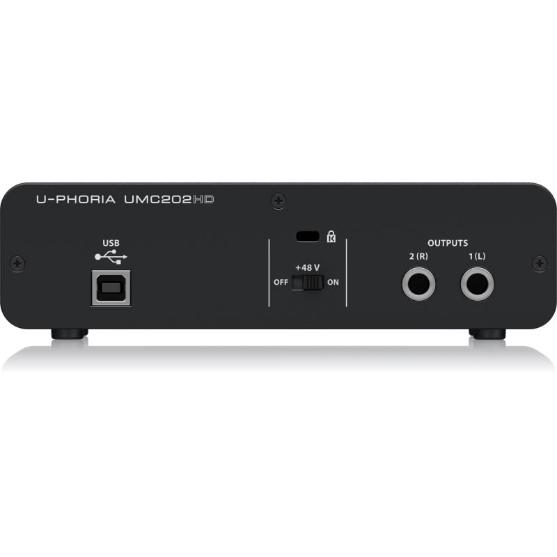 Behringer UMC202HD Interfaz de Audio | centralmusic