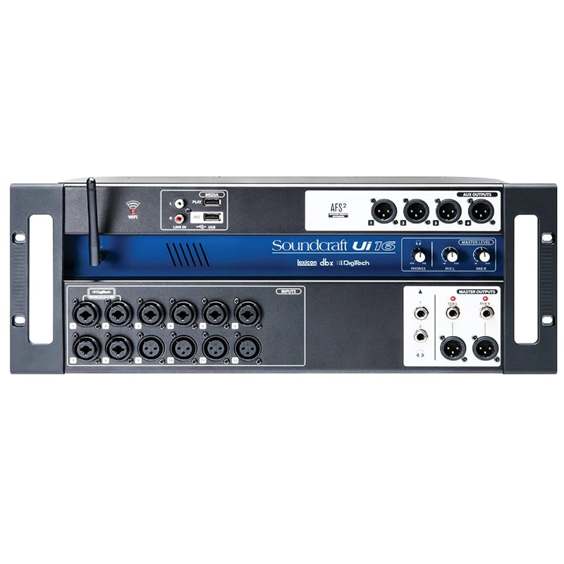 Consola Digital 16 Canales Ui16 Soundcraft | centralmusic