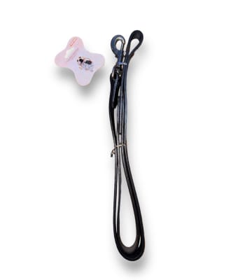 TRAILLA DE CUERO NEGRA