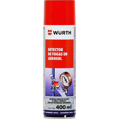 WURTH DETECTOR PARA FUGA DE GAS 400ML1