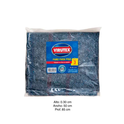 VIRUTEX TRAPEADOR PLOMO CON OJAL X3
