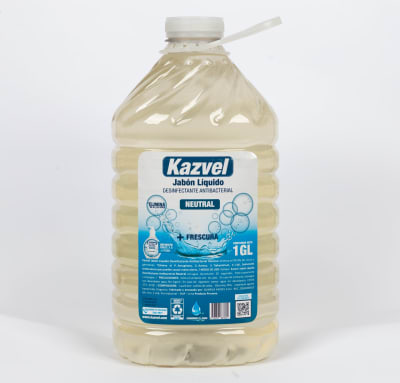 KAZVEL JABON LIQUIDO ANTIBACTERIAL NEUTRAL GLN