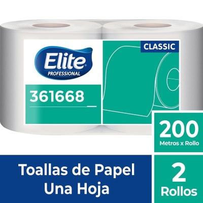 ELITE PAPEL TOALLA 200MT X 2 RLL