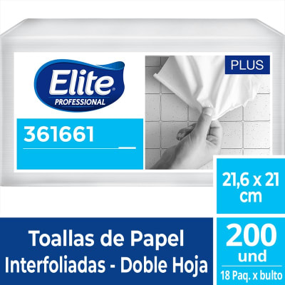 ELITE PAPEL INTERFOLEADO 200hjs