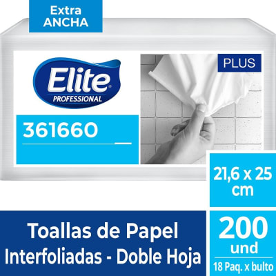 ELITE PAPEL TOALLA INTERFOLEADO XL 200HJS