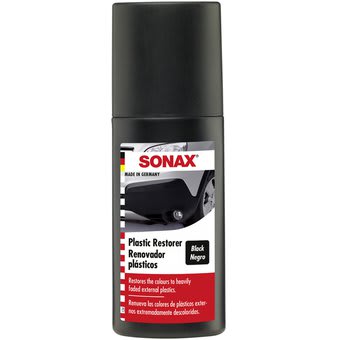 SONAX RENOVADOR DE PLASTICOS NEGRO 100ML