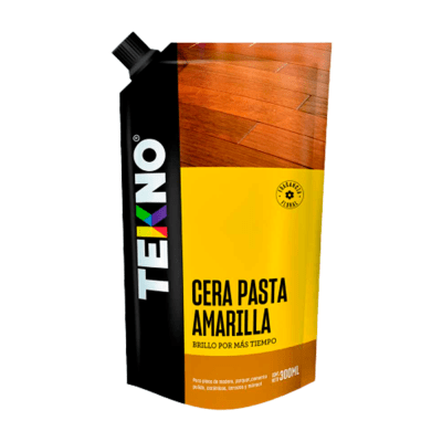 TEKNO CERA PASTA AMARILLO SACHET 300ml1