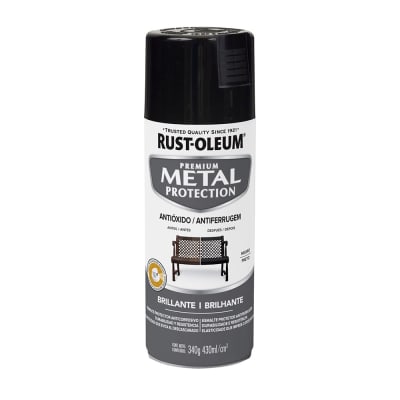 RUST OLEUM METAL PROTECTION NEGRO BRILLANTE