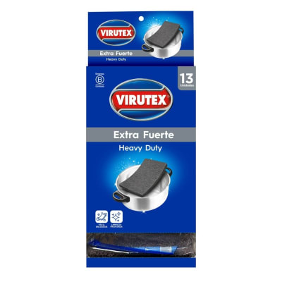 VIRUTEX ESPONJA EXTRA FUERTE CJ X13 UND
