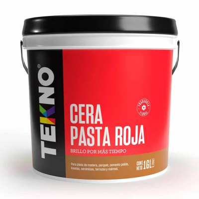 TEKNO CERA PASTA ROJO BALDE
